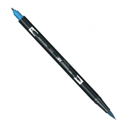 Маркер-кисть "Abt Dual Brush Pen" 515 светло-голубой